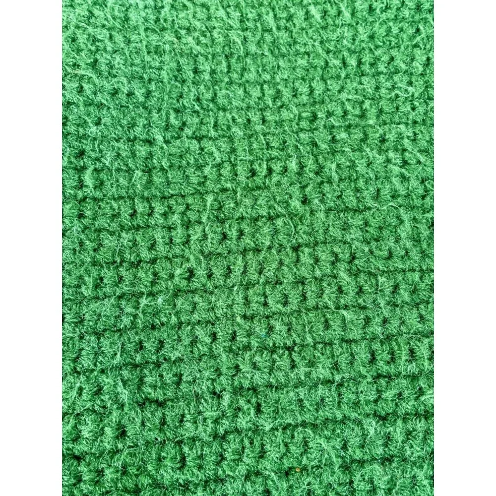 Vintage 1970s Kelley green Popcorn Crochet Purse MOD Retro - Picture 5 of 8